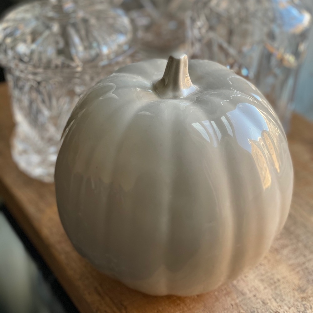 Ceramic pumpkin